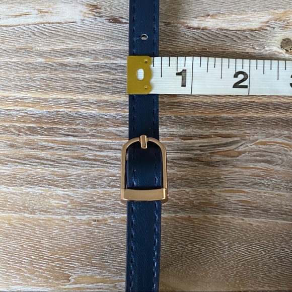 Navy Blue Vegan Leather Strap Replacement - Picture 4 of 4